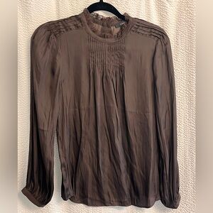 J. Crew Ruffleneck Drapey Top